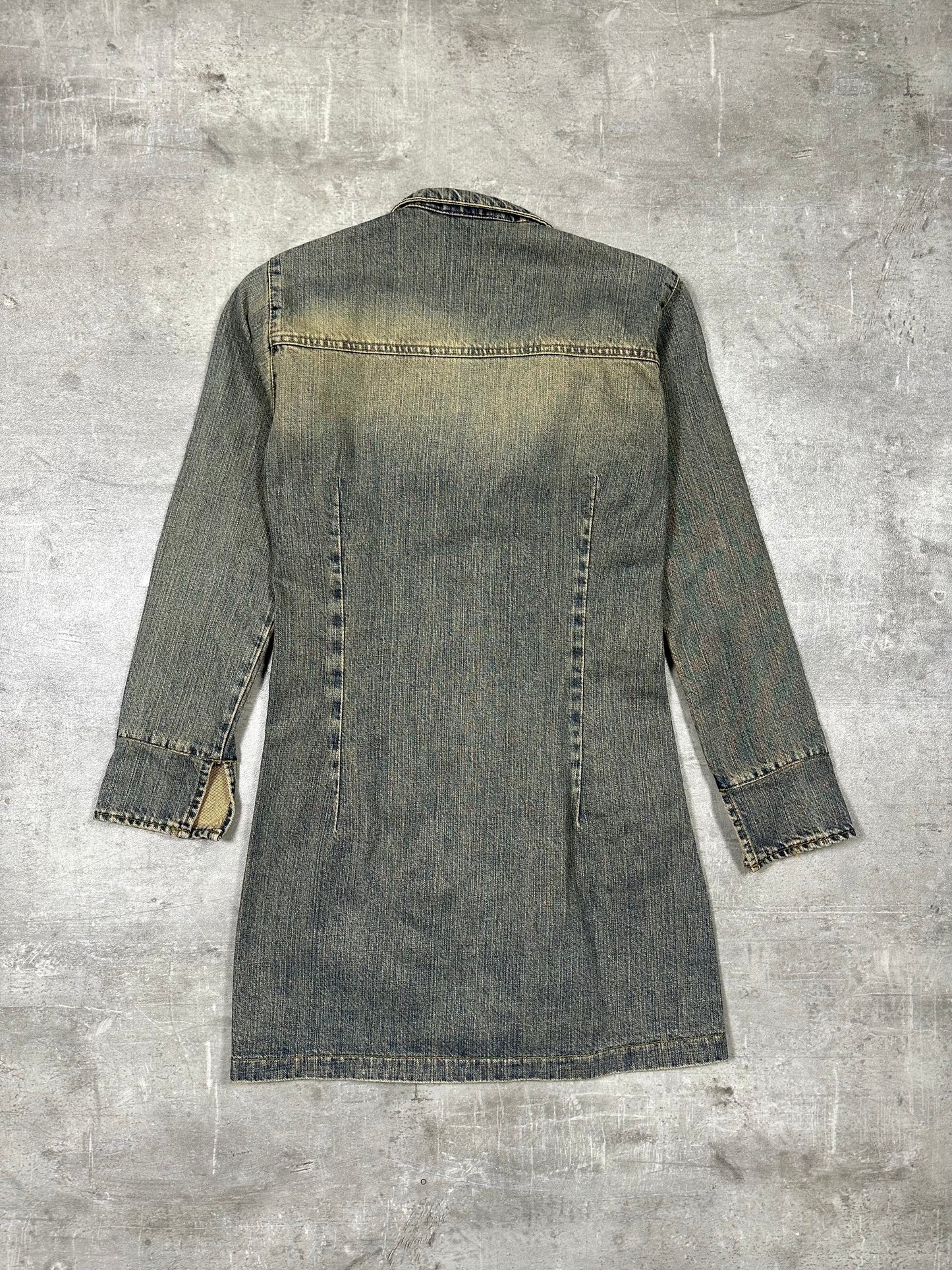2000s PRADA WOMAN WASHED DENIM JACKET