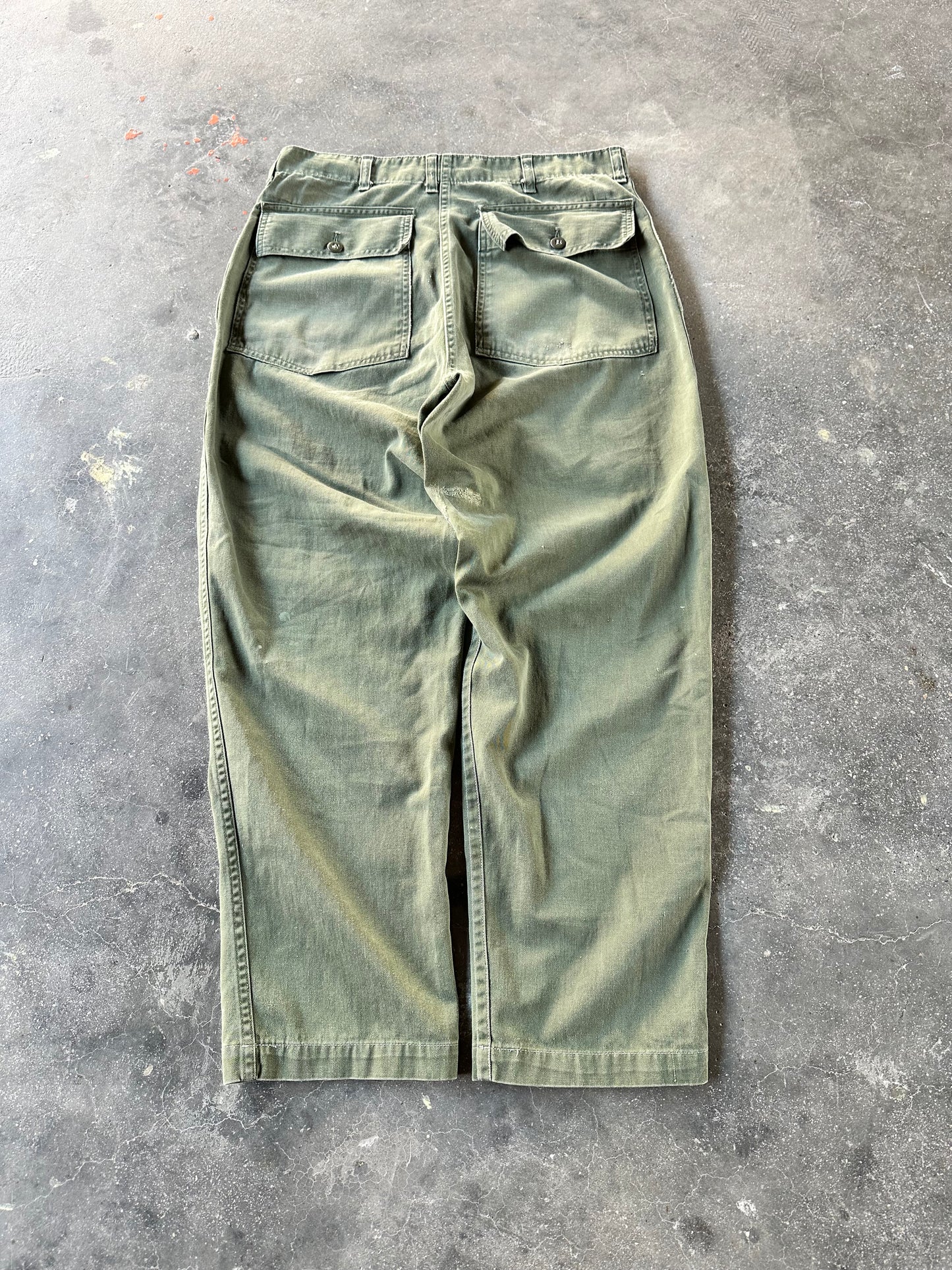 1970s US ARMY OG 107 TYPE 1 PANTS
