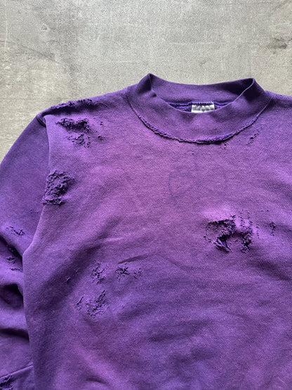 1990's DISTRESSED PURPLE CREWNECK