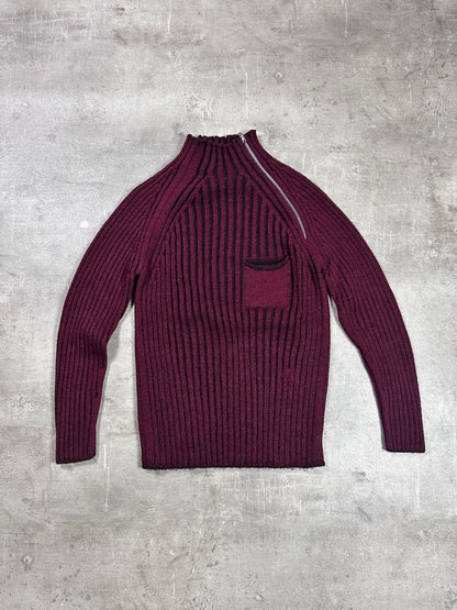 2000s NECK ZIP WOMAN SWEATER