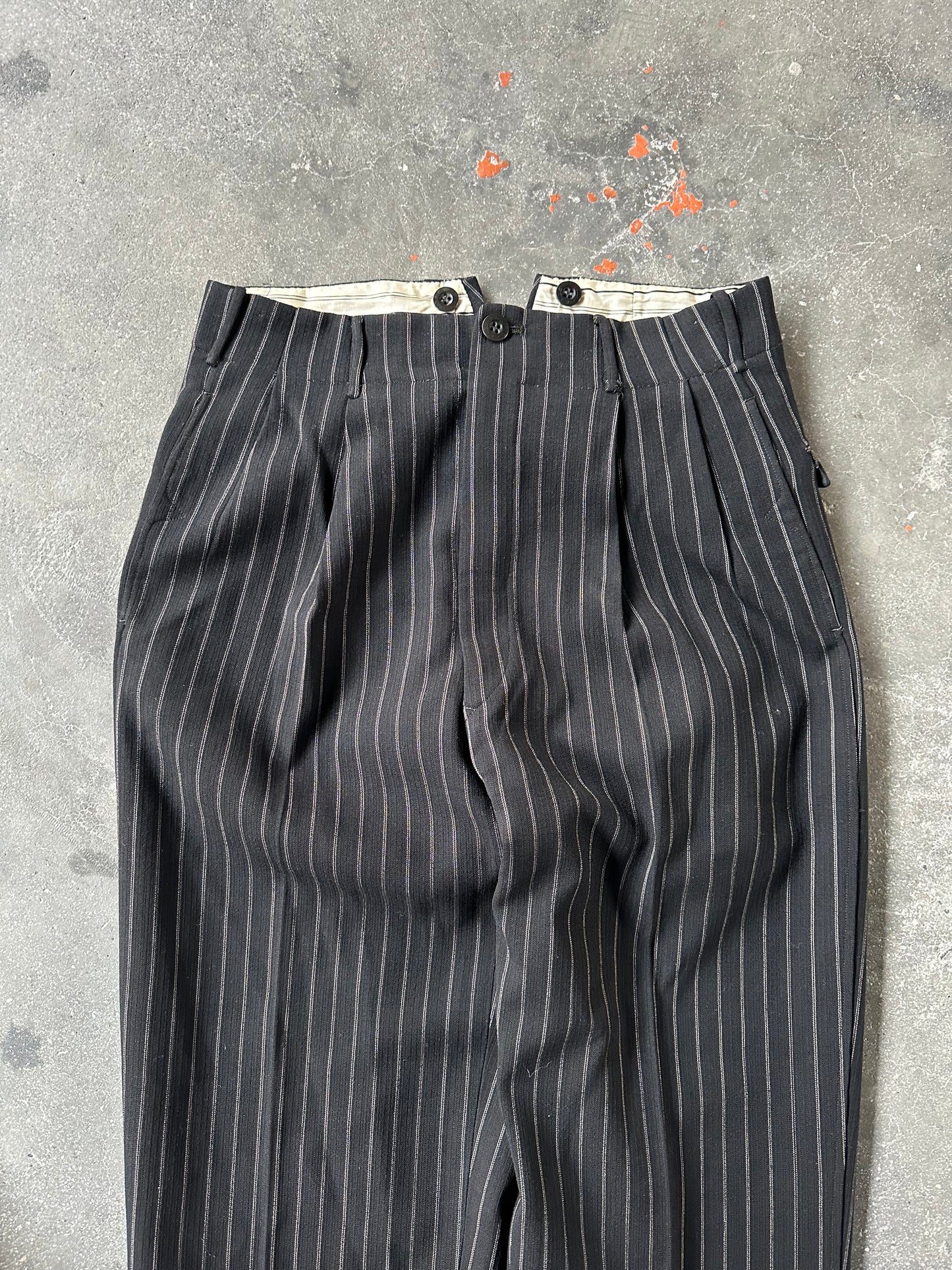 1930s-1940s VINTAGE PINSTRIPE PANTS