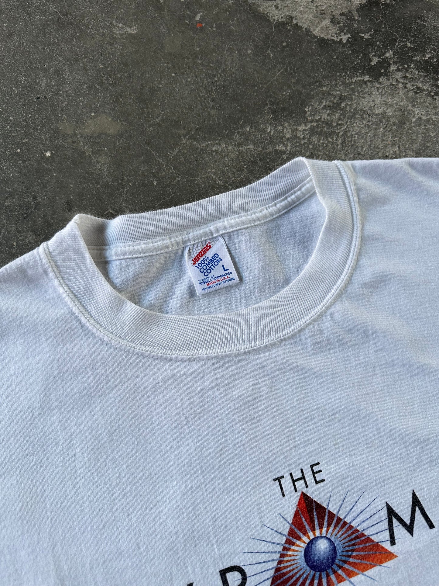 EARLY 2000s "THE PYRAMID" ILLUMINATI PROMO TEE