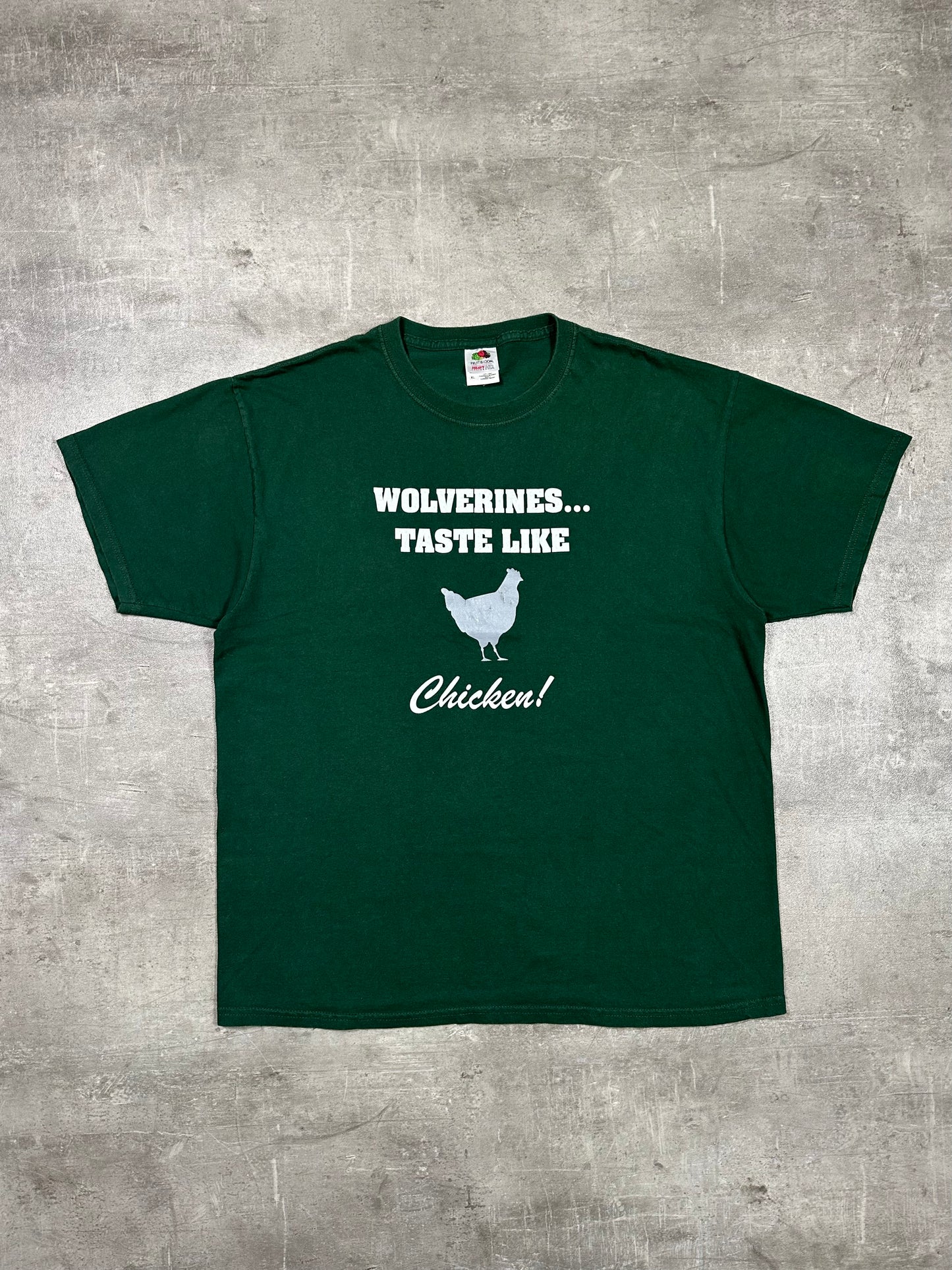 2000s "WOLVERINES" FUNNY TEE