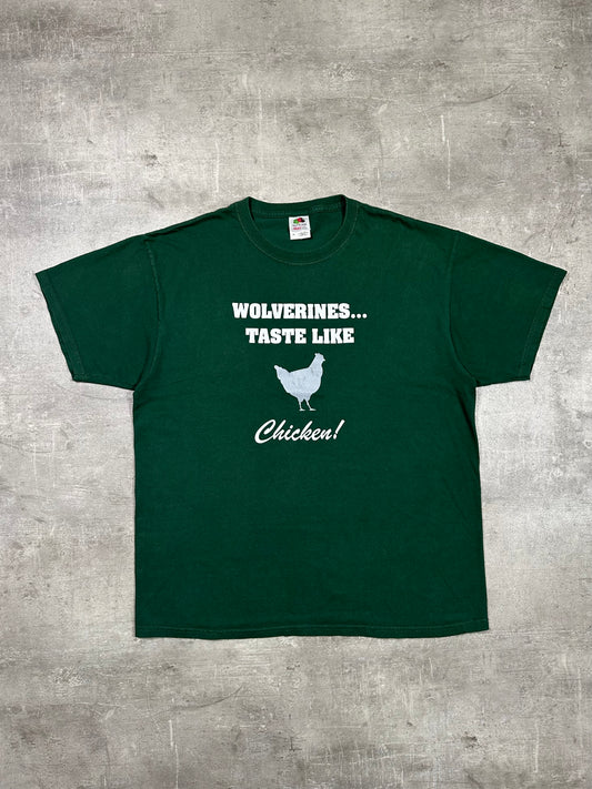 2000s "WOLVERINES" FUNNY TEE