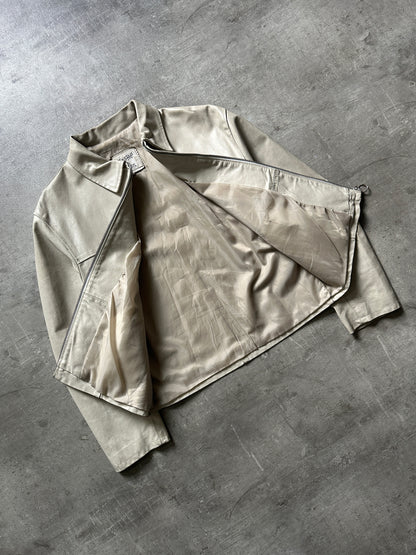 1990's "JOSIE" WHITE CROPPED JACKET