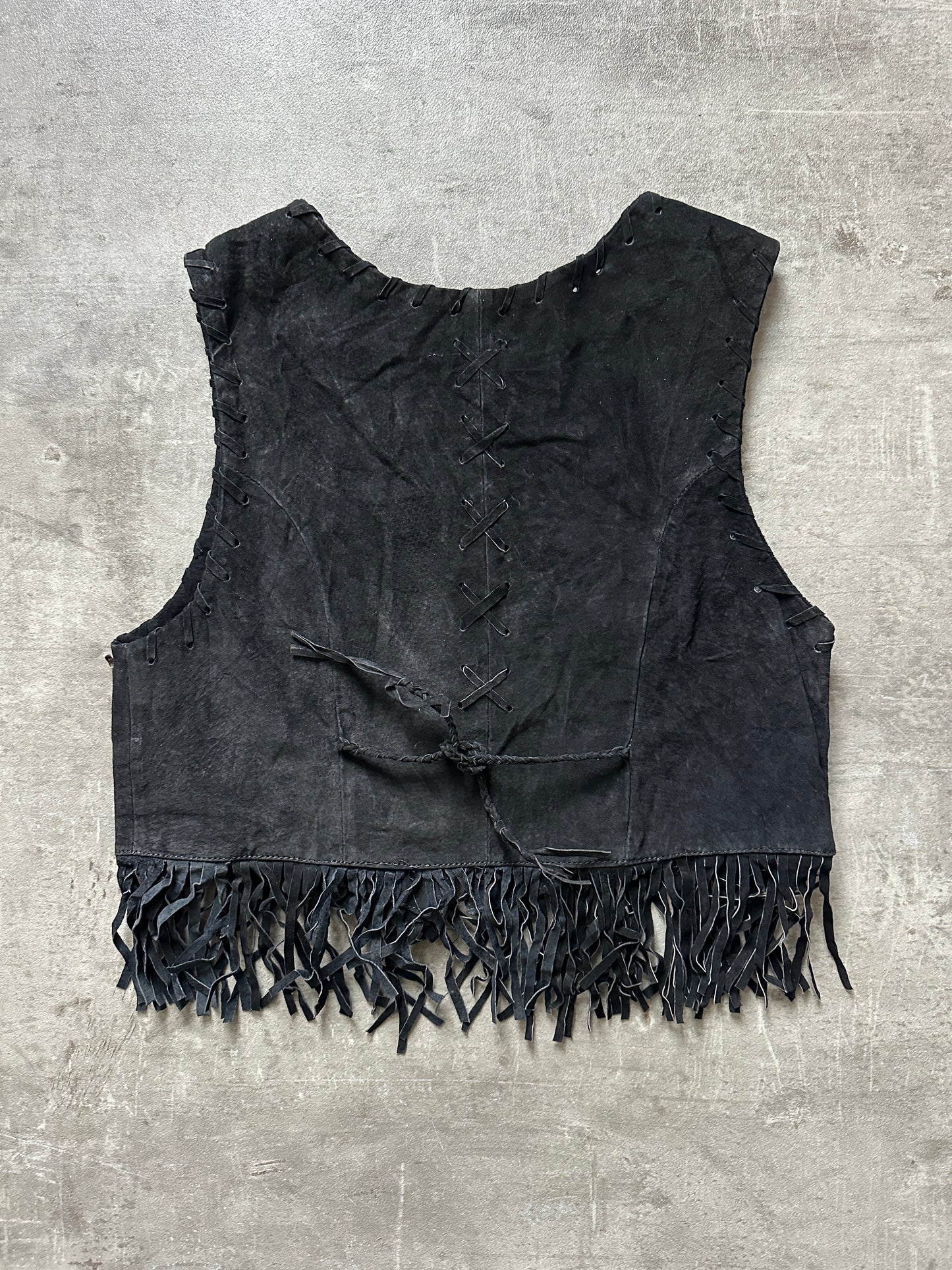 VINTAGE COUNTRY FRINGE VEST