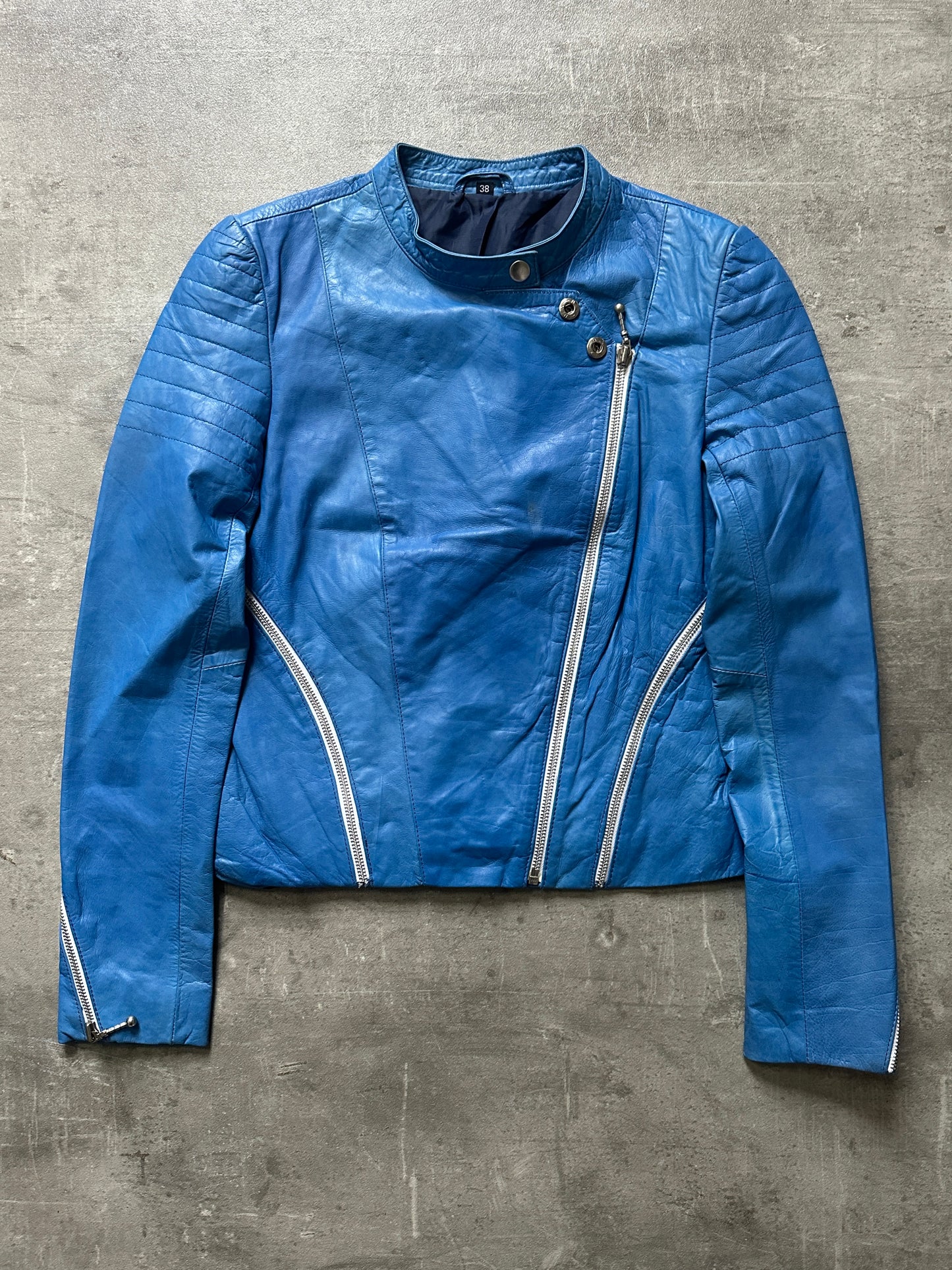 2000's GENIUINE LEATHER JACKET