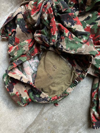 1980's M70 SWISS ARMY "ALPENFLAGE CAMO" JACKET