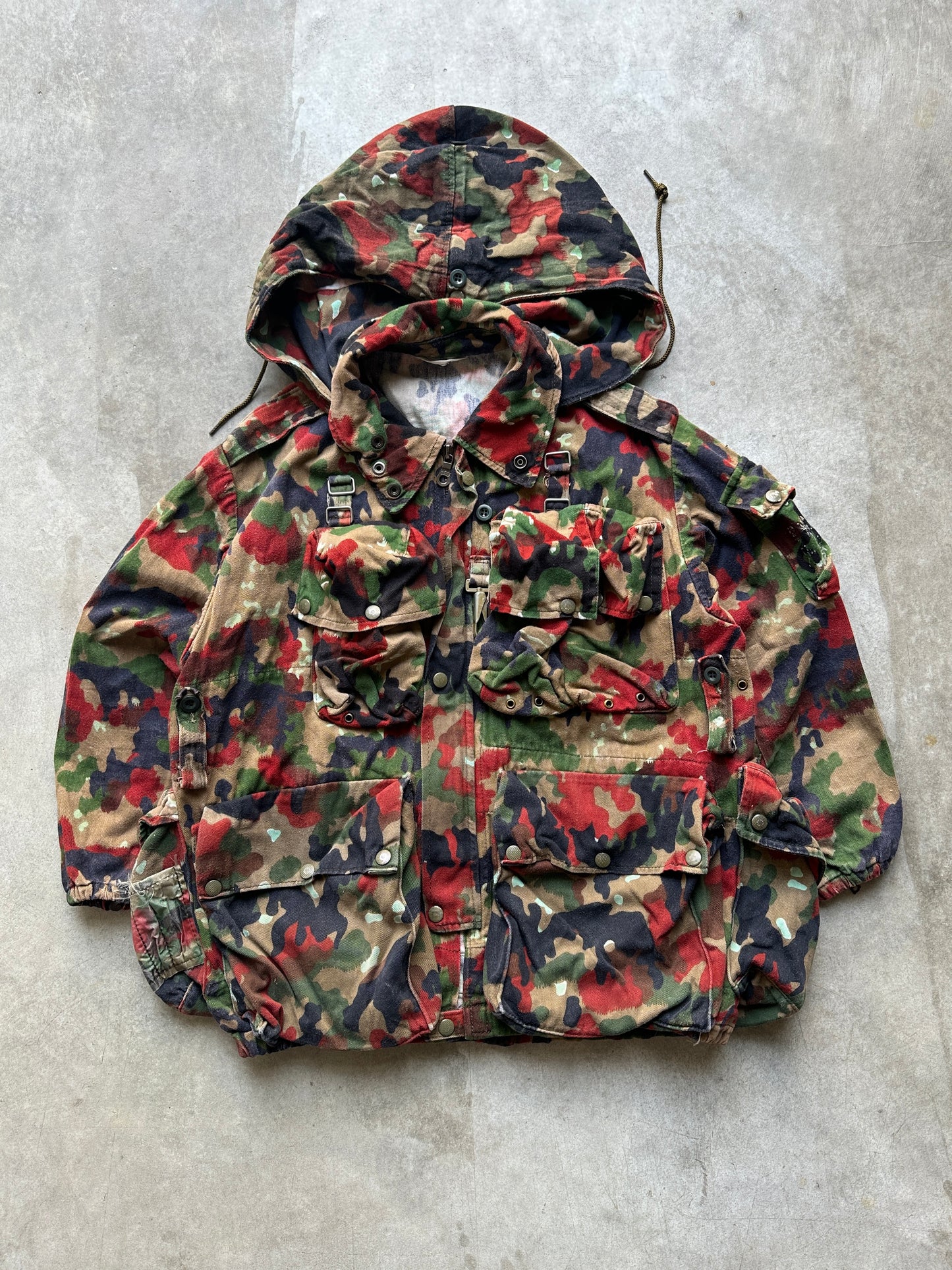 1970's M70 SWISS ARMY "ALPENFLAGE CAMO" JACKET