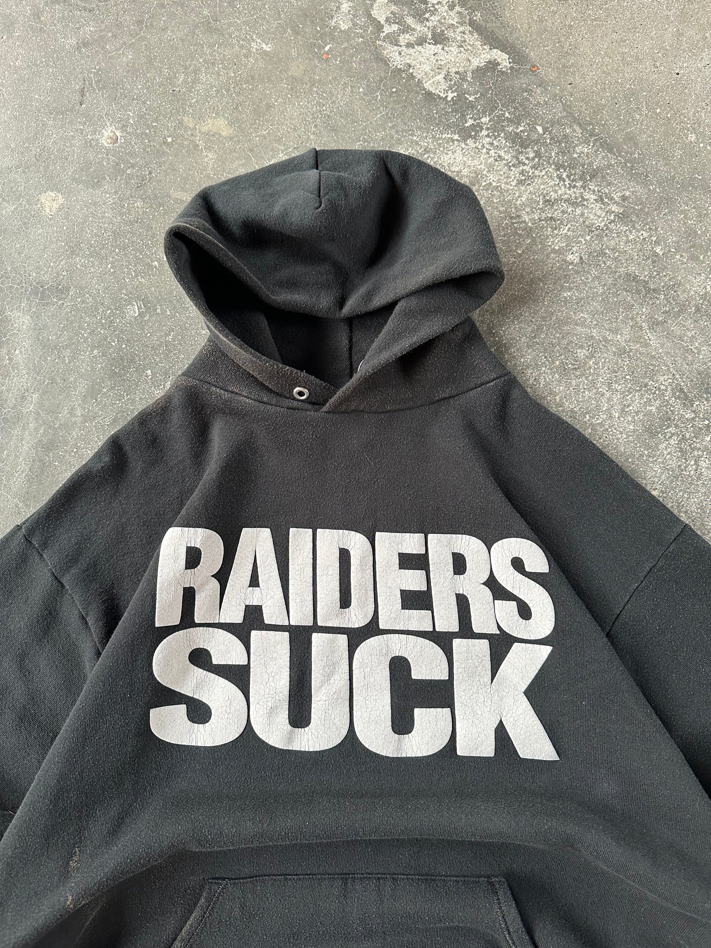 1990s "RIDERS SUCK" HOODIE
