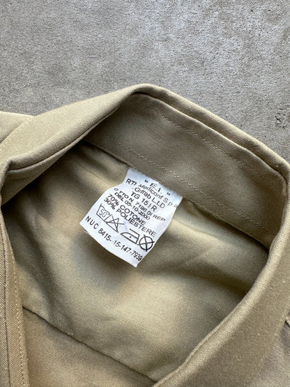 2000s ITALIAN ARMY BEIGE SHIRT