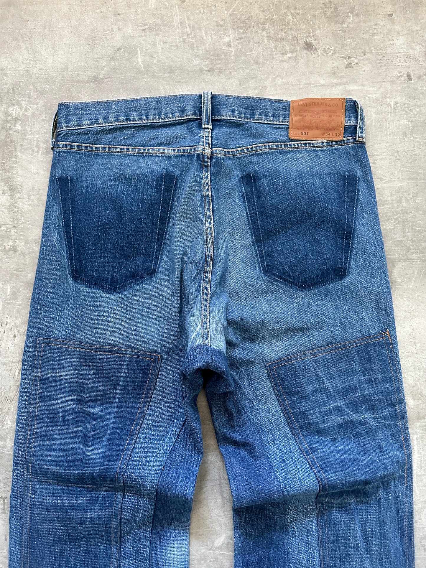 LEVIS 501 DENIM CUSTOM 34/32